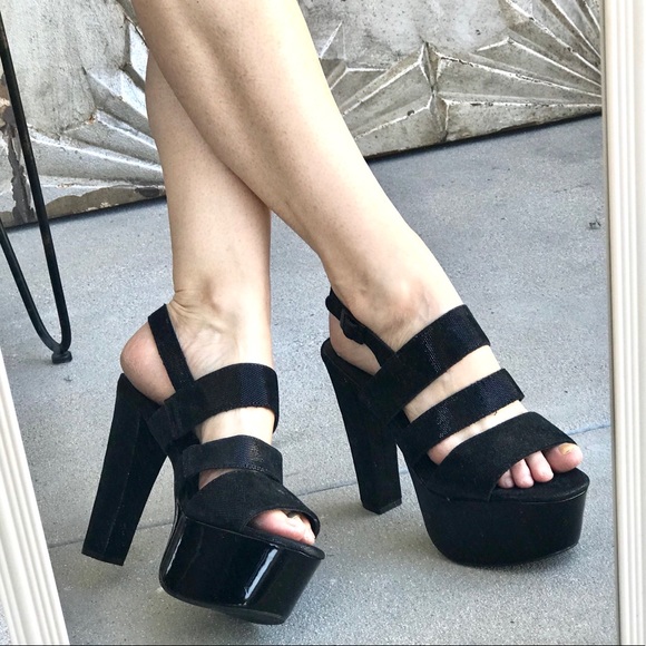 Jeffrey Campbell Shoes - JEFFREY CAMPBELL platform HEELS Strappy sandals 10